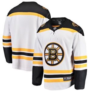 NWT White Boston Bruins Jersey